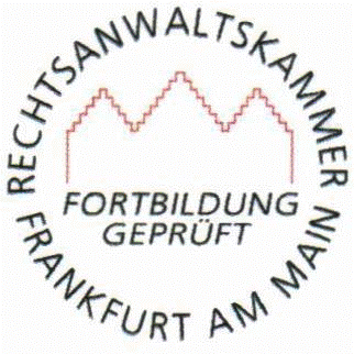 Fortbildung geprüft - Rechtsanwaltskammer Frankfurt